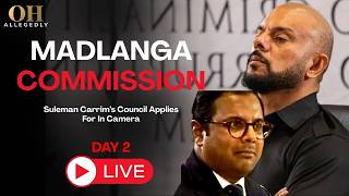 LIVE 💡: The Madlanga Commission | Suleman Carrim's & Tumelo Nku Testimony
