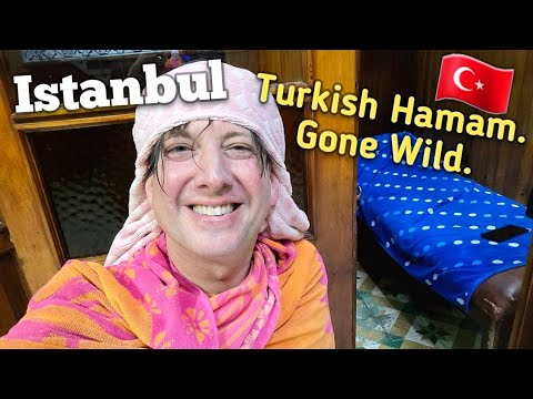ALL TURKISH MEN DO THIS CRAZY TURKISH MASSAGE  SCRUB  Traditional Hamam  Istanbul Turkey 