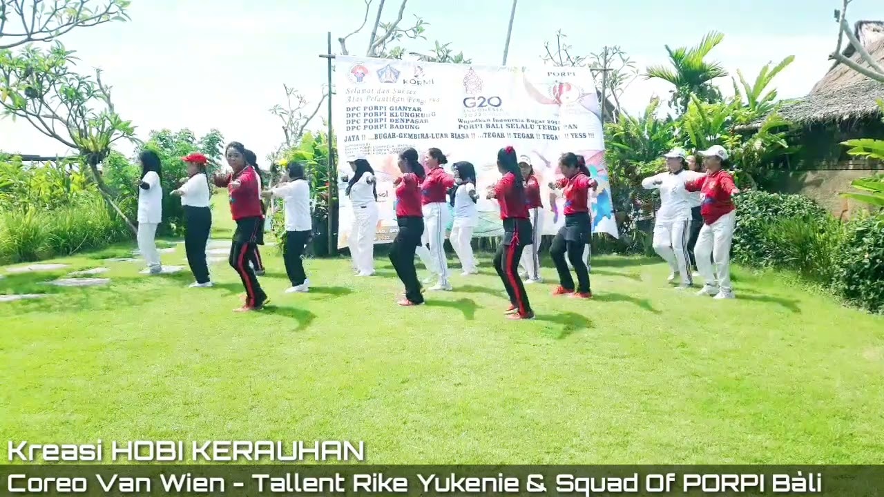 Kreasi Bali Hobi Kerauhan | Coreo Van Wien PORPI Bali | Tallent Rike Yukenie & Squad PORPI Bali