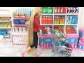 Rapunzel Grocery Store! Elsa Barbie Supermarket Barbie Bicycle Boneca Supermercado باربي، تسوق،مارت