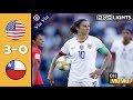 Usa vs chile 30 all goals  highlights  2019 wwc