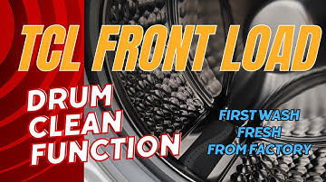 Auntie Shine Demo: TCL Front Load Washer TWF75-P60 Drum Clean Cycle