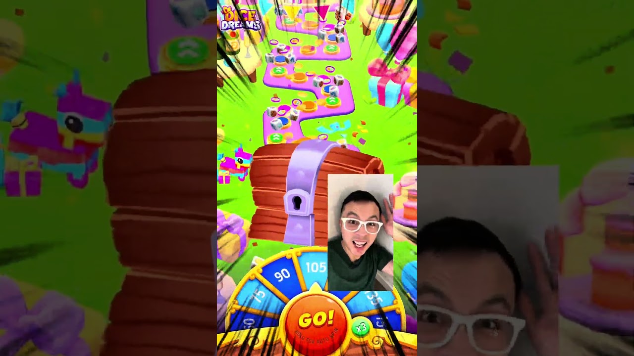 Play Dice Dreams and support me! Please check the description box! #skit #game #funny #comedy