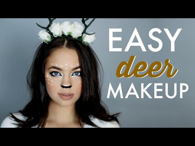 These 9 Halloween Makeup Looks Are SO Easy It's SCARY  Halloween makeup  easy, Deer costume, Deer halloween makeup