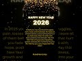 Happy new year to everyone #newyear #2026 #youtube #youtubeshorts #celebration