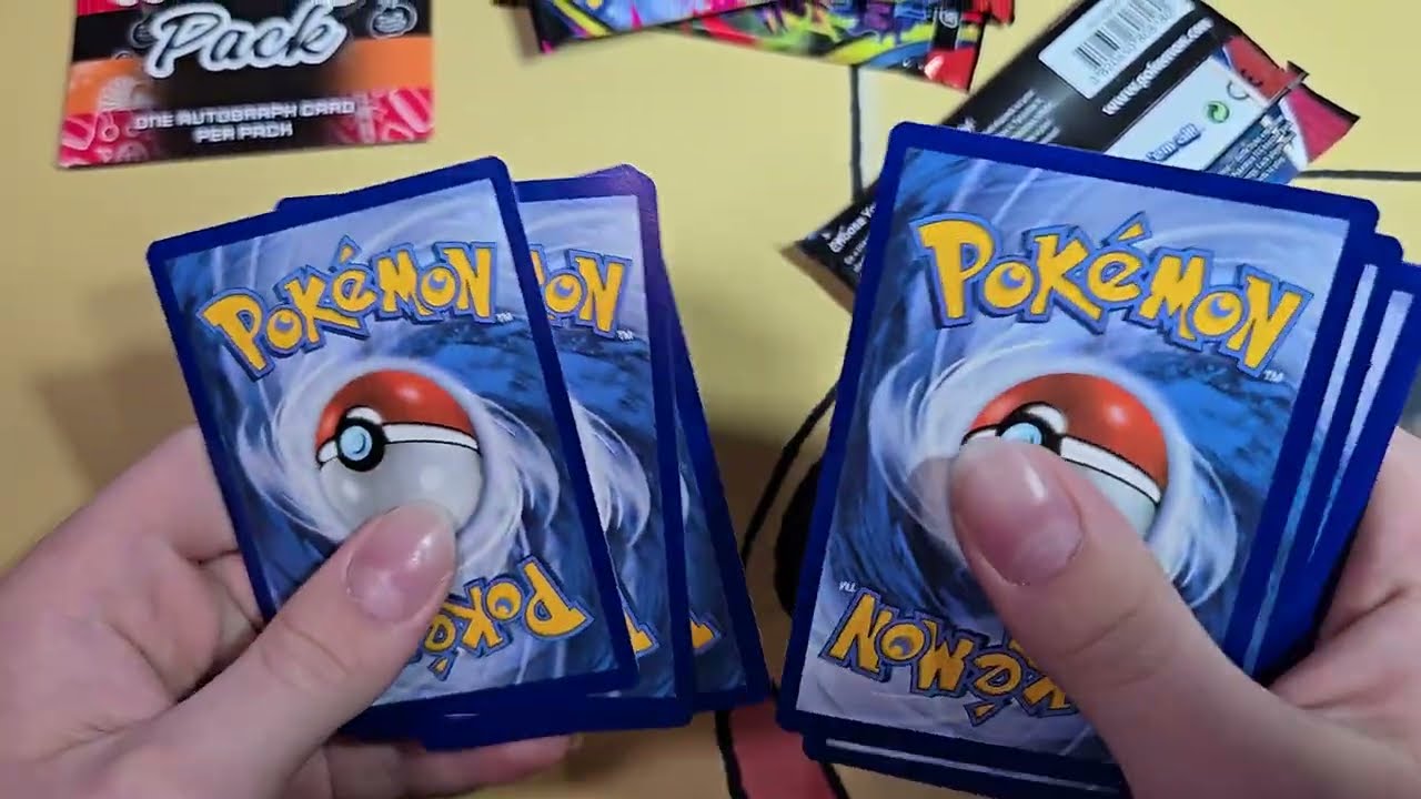 Opening Pokémon and a Mystery Autograph pack