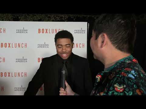 Jordan Bentley Carpet Interview at BoxLunch Holiday Gala 2023