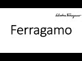 How to Pronounce Salvatore Ferragamo? (CORRECTLY) Italian Pronunciation