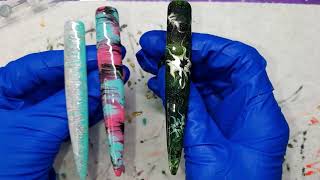 No Blooming Gel Needed!!🤔 Beginner Friendly Marble Nail Tutorial #nailtutorial #marblenailart