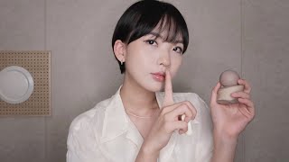 ASMR | 후시녹음 노토킹 메이크업 🤫🤍