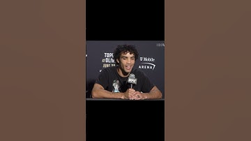 Reporter asks Payton Talbott to tell Frank Ocean to drop music 😭•#ufc #frankocean #paytontalbott