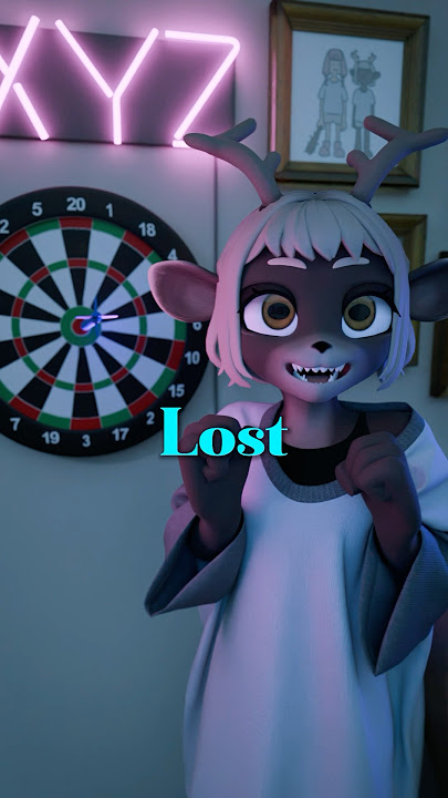 Lost - Original Short Animation #blender #3danimation #animation #darts