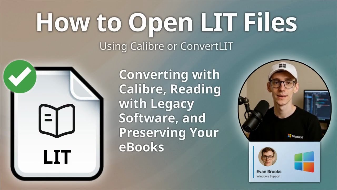 How to Open LIT Files (Calibre or ConvertLIT)