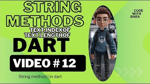 String method in dart | Master dart