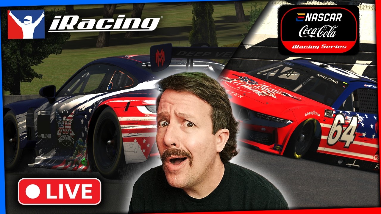 F4, PCC, Falken Tire, GT4, eNASCAR Watch Party Daytona! | Full Stream Replay | Matt Malone