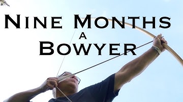 Survival Bow to Warbow. Nine Months a Bowyer. Beginners Guide. Outtakes at end!