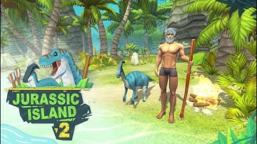 Jurassic Island 2 Lost Ark Survival android game first look gameplay español