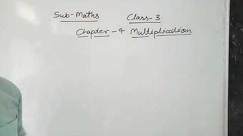 Class 3 / Maths Exercise 4.1