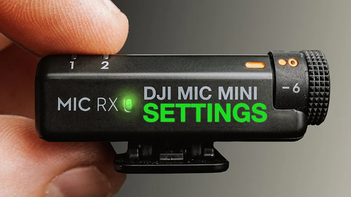 DJI Mic Mini Settings UNLOCKED - Full Menu Guide