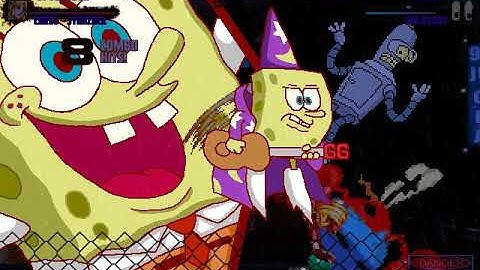 MUGEN Request: Spongebob & Carol Stanzack Vs Bender & Mr.Krabs