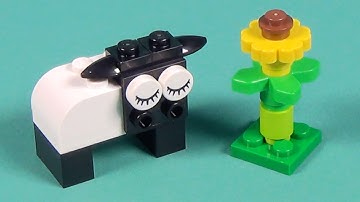 Lego Sheep Building Instructions - Lego Classic 10692 "How To"