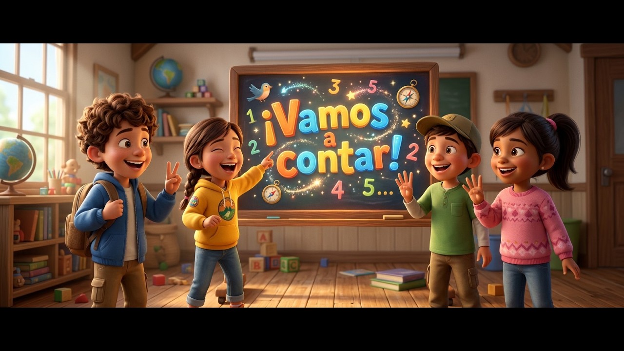 🎶"¡Vamos a Contar! - Los Números del 1 al 10 con Música y Bailando "🕺💃Aprende con musica infantil