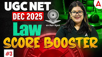 UGC NET Law | UGC NET Law Most Important Questions Complete Revision #3 By Diksha Ma