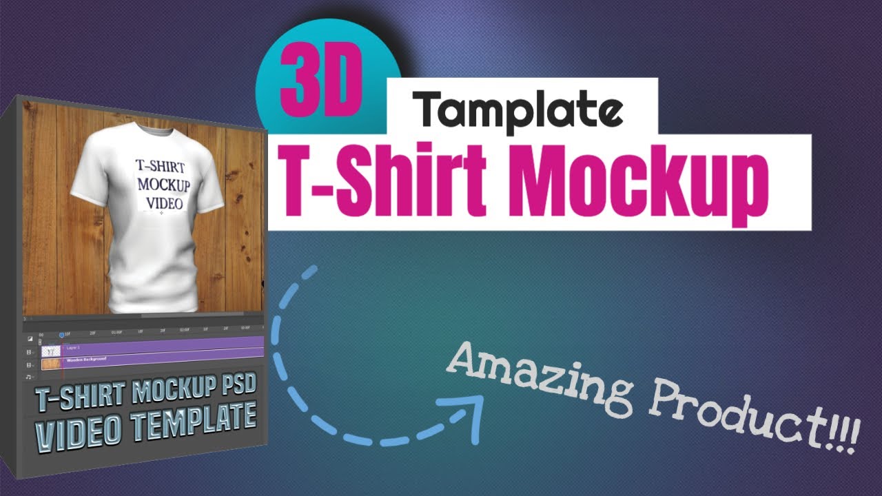 Download T-Shirt Mockup - Best 3d t-shirt mockup video photoshop cc psd template review - YouTube