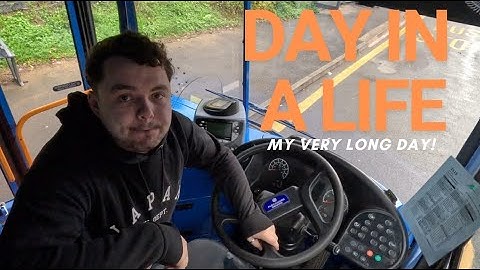 DAY IN A LIFE OF A BUS DRIVER - My very LONG day