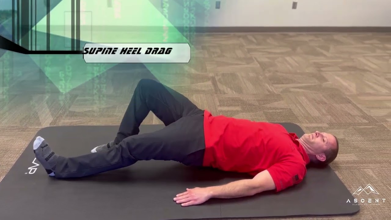 Supine Heel Drag 