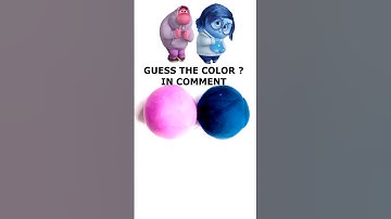 Embarrassment🤭 + Sadness😔 Inside Out2 Color Mixing👈👉#emotions #asmr #youtubeshorts