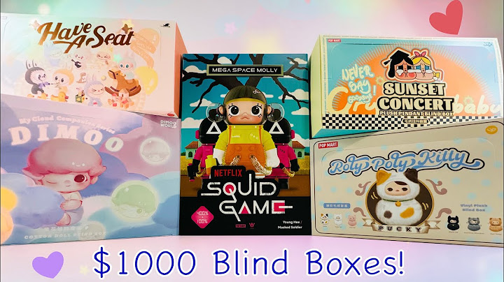 Unbox $1000 Pop Mart Blind Boxes FULL SET-SQUID GAME,LABUBU,CRYBABY,DIMOO&PUCKY | No Talking | ASMR