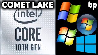 Old Windows Oses On Intel Comet Lake!