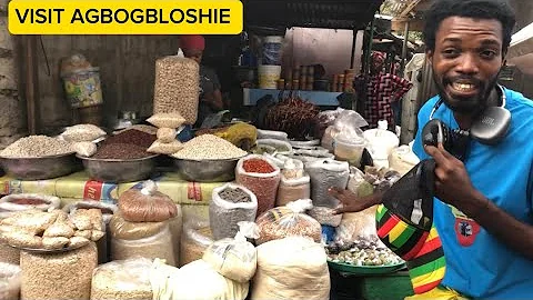 TRADITIONAL LOCAL FOOD MARKET SHOPPING IN GHANA, Agbogbloshie, West Africa 