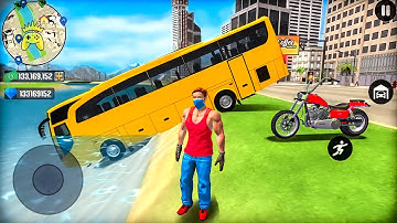 Transport Bus & Monster Truck Driving in Open World Game - Go to Town 6 - Android Gameplay