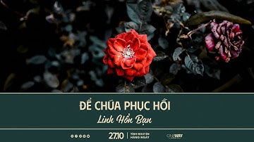 Để Chúa Phục Hồi Linh Hồn Bạn | Oneway Radio - Tĩnh Nguyện Hằng Ngày 27/10/2024