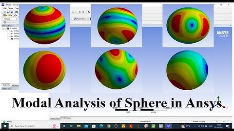 Modal Analysis of Sphere Body in Ansys || Ansys Workbench Tutorial || Ansys 2020R1