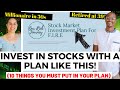 Our Stock Market Investment Plan for Financial Independence | Here's How to Create Your Plan