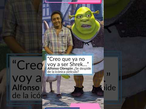 Video ¡Shrek 5 en polémica! Voz de Alfonso Obregón podría desaparecer del doblaje latino