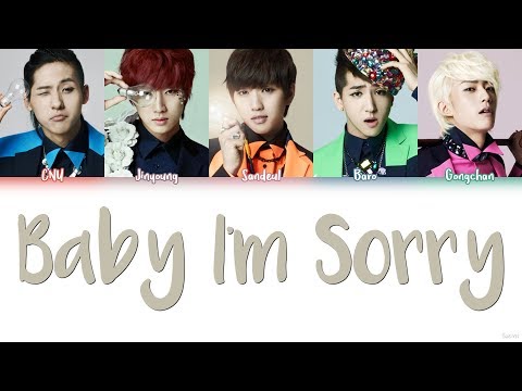 B1A4 (비원에이포) – BABY I'M SORRY Lyrics (Color Coded/HAN/ROM/ENG)