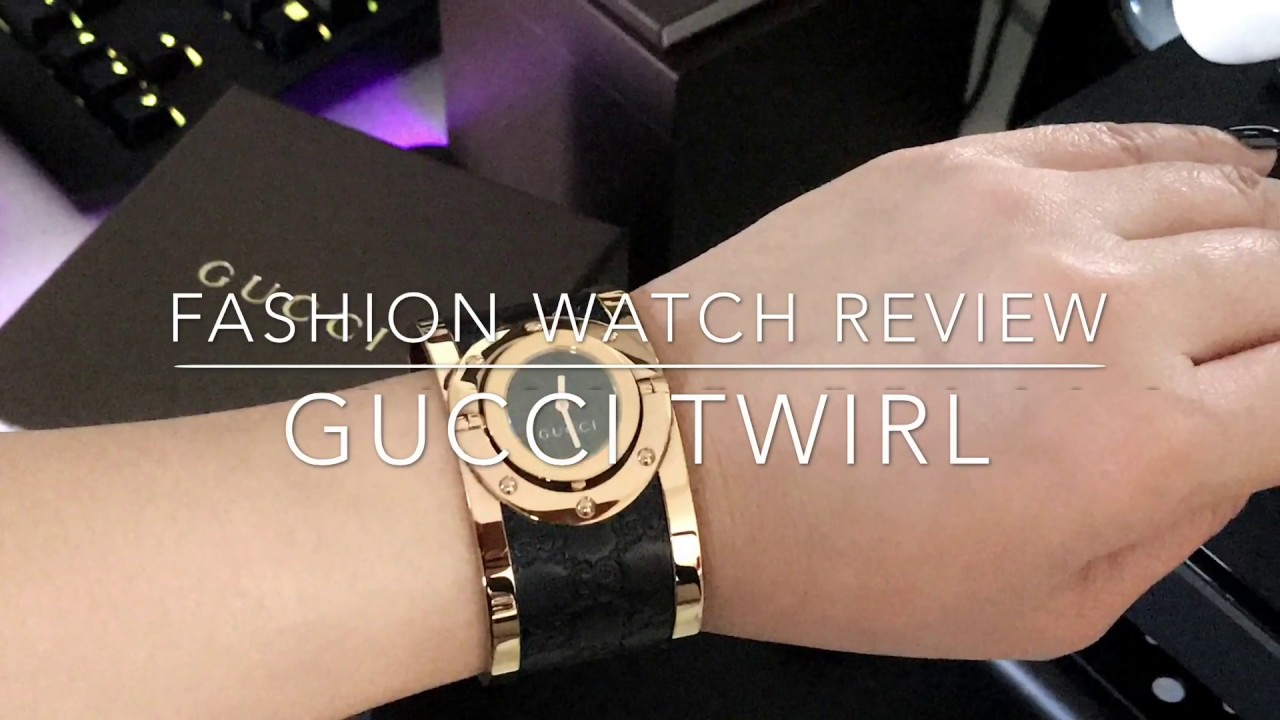 gucci twirl ladies watch