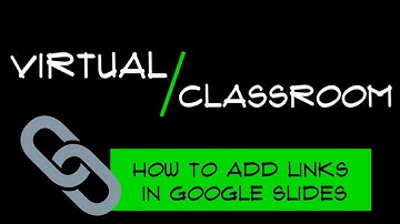 Add links to websites, files, or other slides - Virtual Classroom Tutorials