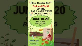 LEAF & YARD WASTE - SPRING 2025 - 2nd collection!