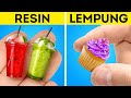 RESIN EPOKSI vs LEMPUNG POLIMER || Perhiasan DIY Menakjubkan dan Kerajinan Lucu