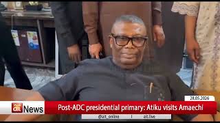 Post ADC presidential primary Atiku visits Amaechi