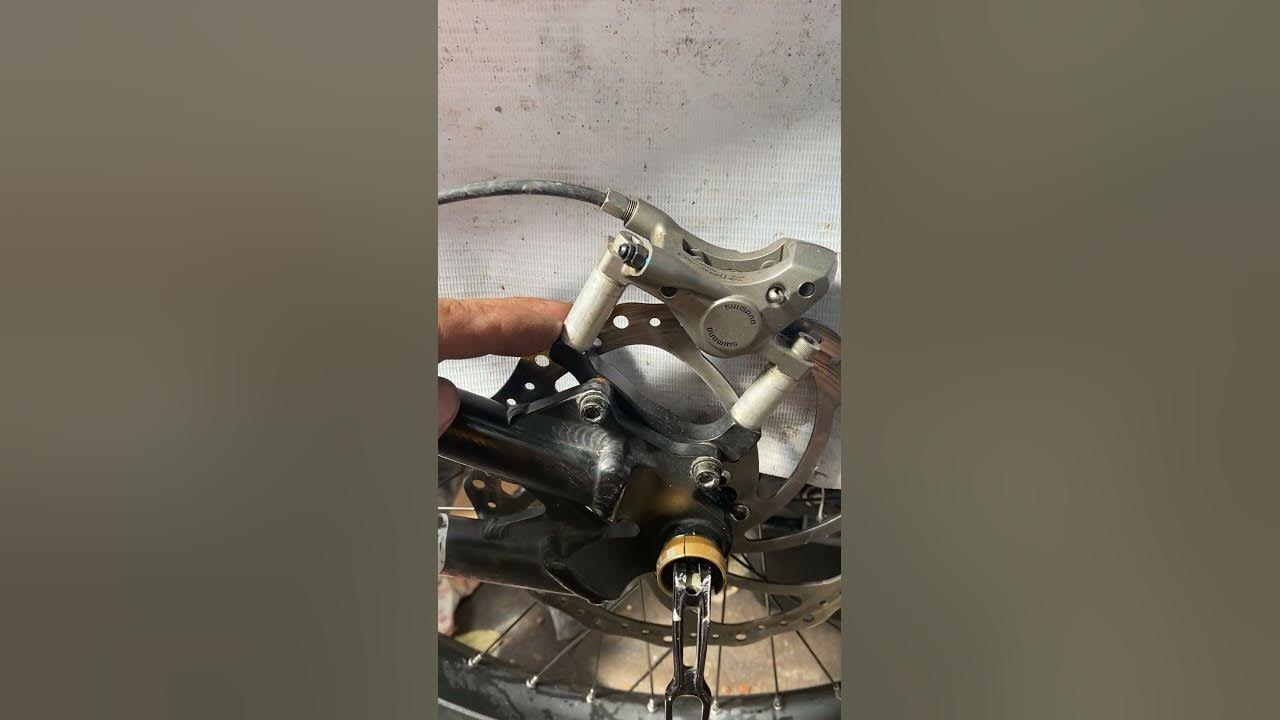 diy-disc-brake-adapter-160-convert-to-203-adapter-youtube