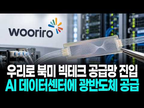 우리로 북미 빅테크 공급망 진입…AI 데이터센터에 광반도체 공급