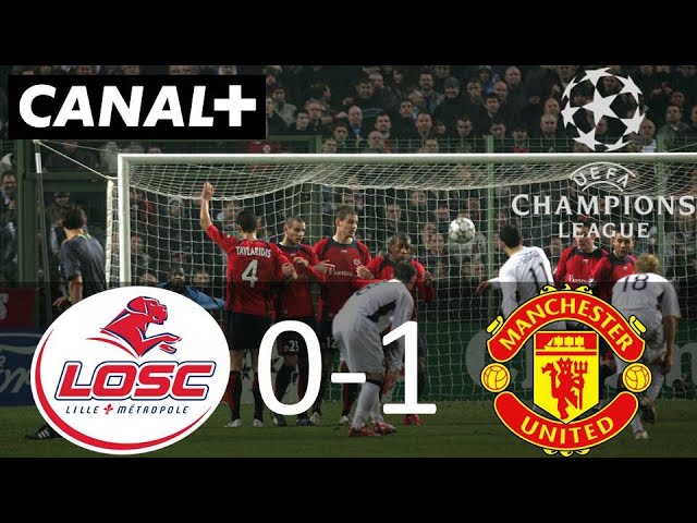 LOSC Lille 0-1 Manchester United, 8ème de finale aller Ligue des Champions  2006-2007
