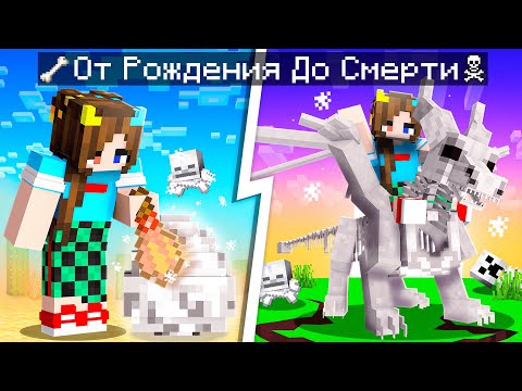 😨 Майнкрафт но ЖИЗНЬ КОСТЯНОГО ДРАКОНА от Рождения До Смерти!