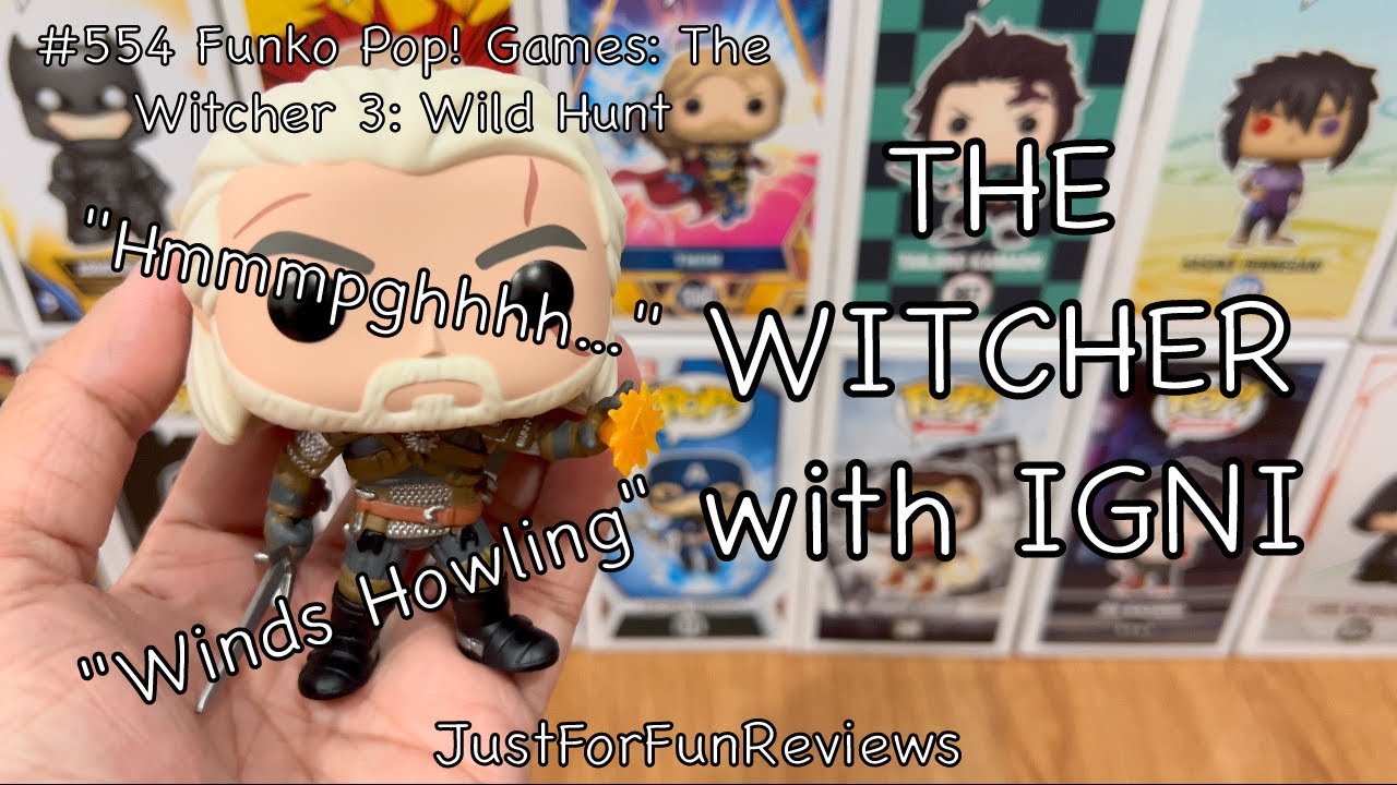 Funko Pop! Games: The Witcher 3: Wild Hunt - Geralt Glow in The Dark  GameStop Exclusive Vinyl Figurine